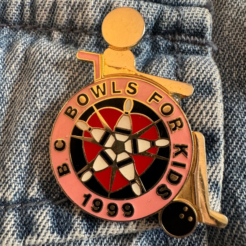 5/$15 Bowl for Kids 1999 Enamel Pin
